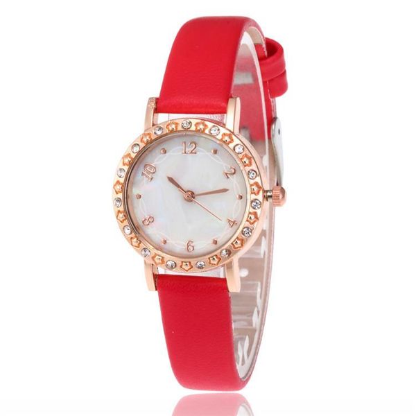 

wristwatches fashion lady bracelet watch contracted set auger belt joker, Slivery;brown
