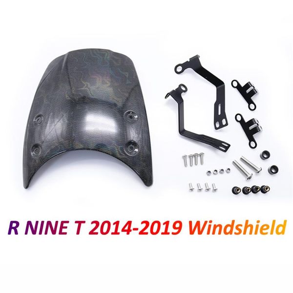 

motorcycle windshield wind deflector for r nine t r9t 2014 2021 air custom pc windscreen fairing