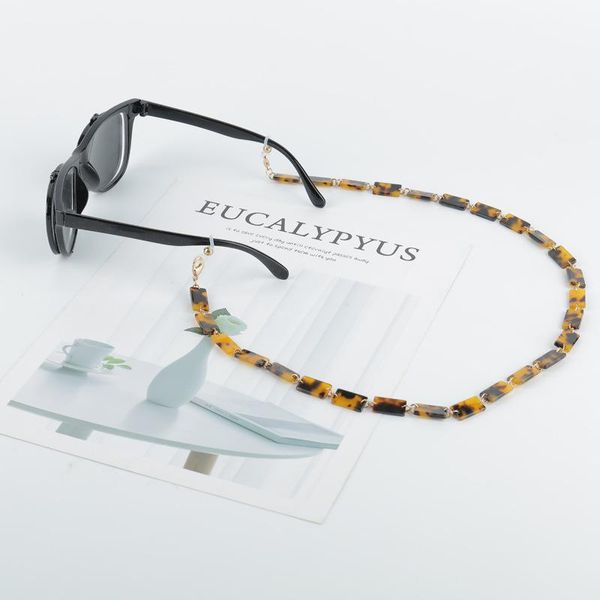 

hooks & rails adjustable mask hanging rope glasses chain women anti slip clip holder neck lanyard acrylic sunglasses necklace