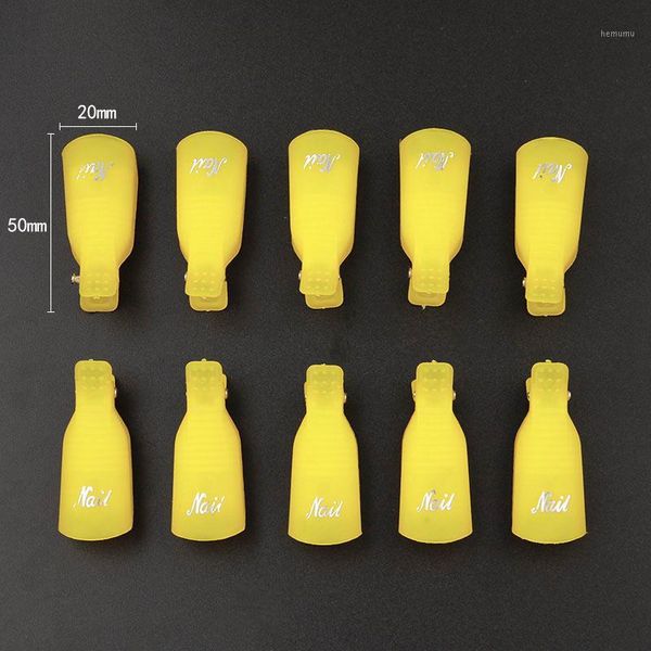 

10pc 20*50mm plastic nail art soak off cap clip uv gel polish led remover wrap tool opp bag packing1