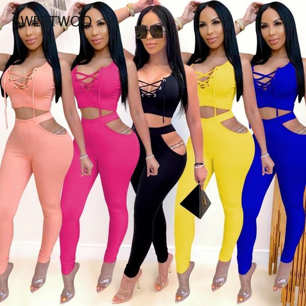 

summer ladies sports suit fashion hollow lace leisure fitness jogging two-piece gym clothing, White;black