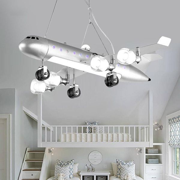

pendant lamps children's room lights boy bedroom living decor led eye protection lamp creative cartoon