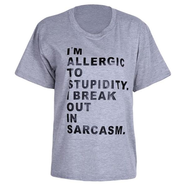 

shirt women fashion letter print tee short sleeve o-neck shirts casual thin style female t-shirt women's, White