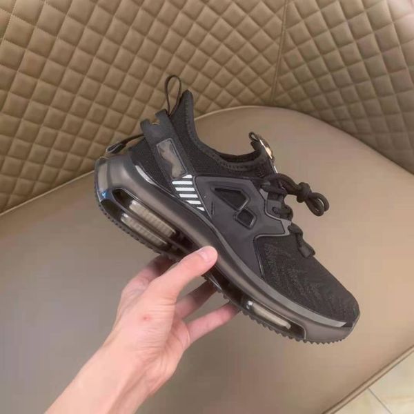 

wholesale-level air cushion luxuryv platform casual shoes, classic puxurua pure black 3-color welcome to consult pictures heavy sneakers ace