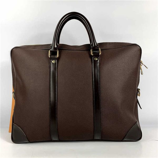 

classic flower designer hand knitted briefcases real leather business lapbags mens document bag