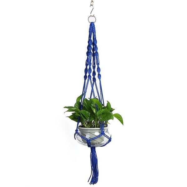 

hooks & rails plant hangers hanging planter blanket decorative flower pot holder no tassels for home decor 10 color yellow
