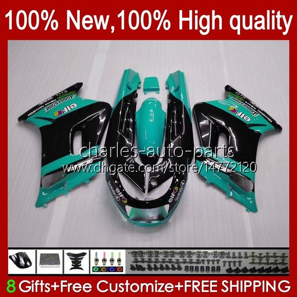 OEM для кузова для кузова Kawasaki Ninja ZZR-250 54HC.161 глянцевый Cyan ZZR 250 CC 1990 1991 1992 1993 1993 1995 1996 1997 1997 1998 1999 ZZR250 90 91 92 93 94 95 96 97 98 99