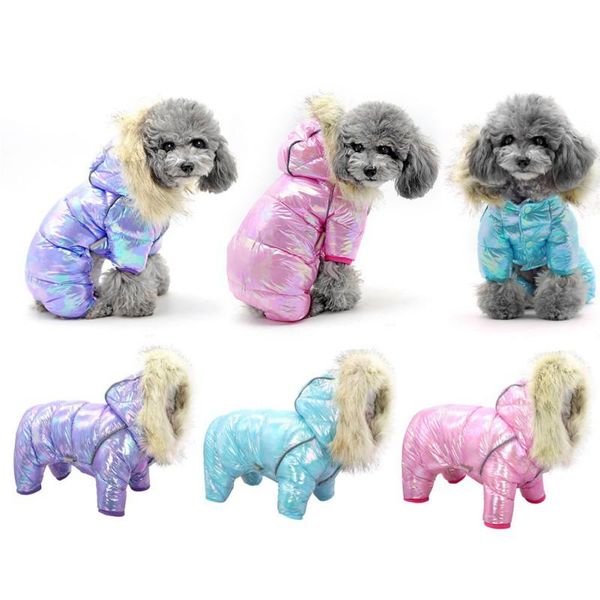 

warm dog clothes winter thick fur pet puppy jacket coat waterproof costume clothing small medium large dogs apparel