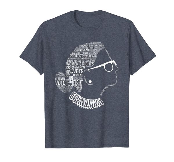 

notorious rbg shirt ruth bader ginsburg quotes feminist gift, White;black