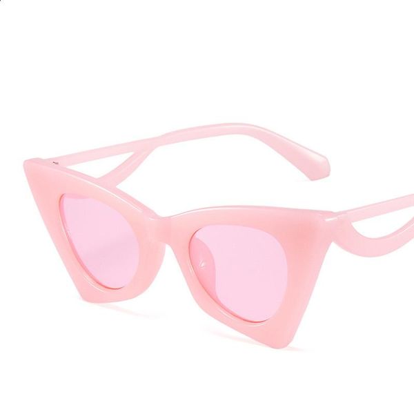 

sunglasses 2021 cat eye fashion woman men trend brand design sun glasses classic luxury plastic eyewear frames uv400, White;black