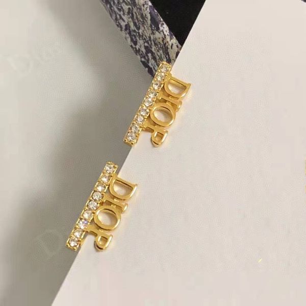 

70% off home d home style letter earrings jewelry, Golden;silver