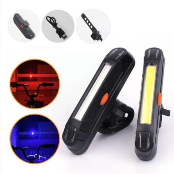 

bike lights bicycle rear light cycling led tail mtb lamp accessory warning safety m2q0