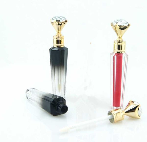 

storage bottles & jars 10pcs/lot diamond lip glaze tube gloss diy lipstick empty spot