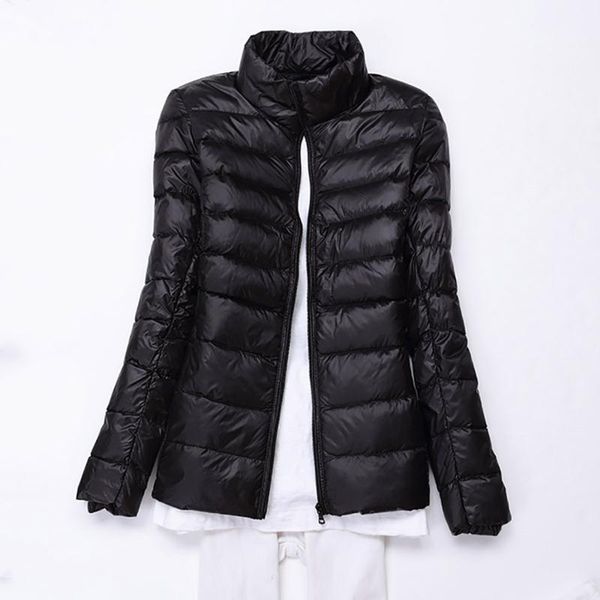 Damen Jacken Frühling Herbst Jacke Daunen Slim Fit Outwear Ultraleicht Größe XXXL Ultraleichte Winter Indoor Kurzmäntel