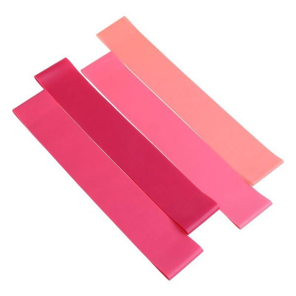 

resistance bands loop exercise pink / green gradient pull ring four-piece yoga