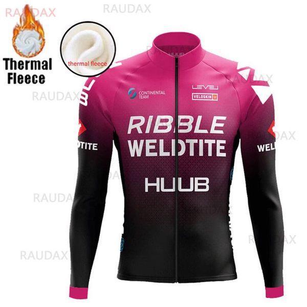 

team cycling jersey 2021 winter men thermal fleece long sleeves clothing mtb outdoor riding bike uniform ropa ciclismo racing sets, Black;blue