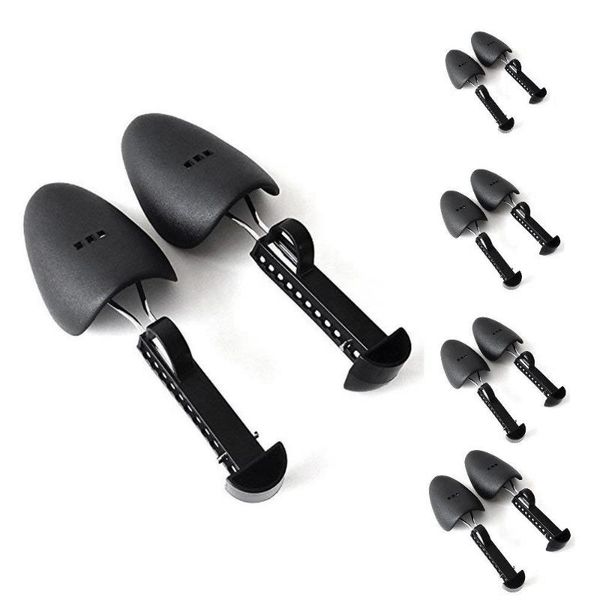 

clothing & wardrobe storage 5 pairs practical plastic adjustable length men shoe tree stretcher boot holder organizers (5 black)