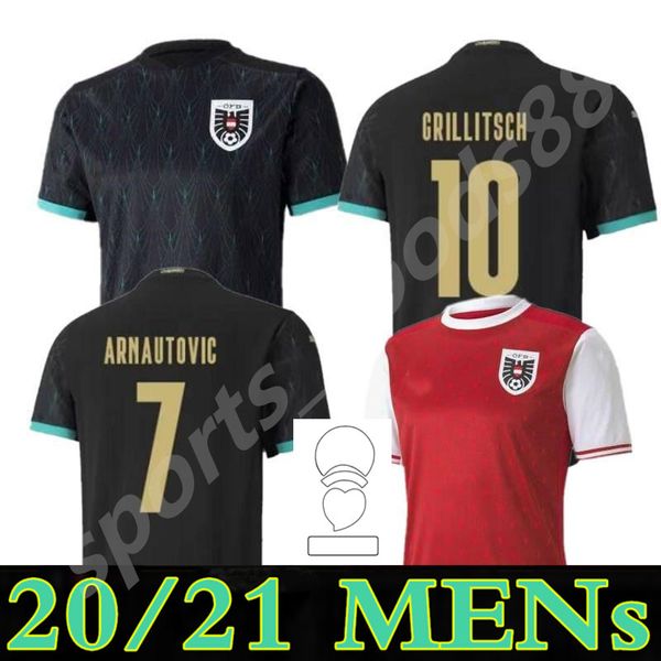 

2021 2022 austria soccer jersey home away alaba arnautovic junuzovic grillitsch 20 21 men + kids 05, Black;yellow