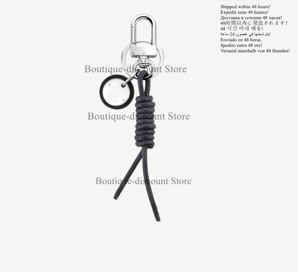 

keychains 2021 bag decoration keychain weaving leather fashion men's birthday gift, Silver