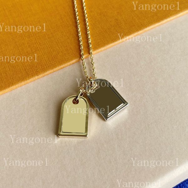 

2021 woman pendant necklaces fashion necklace for man pendants jewelry gift highly quality, Silver
