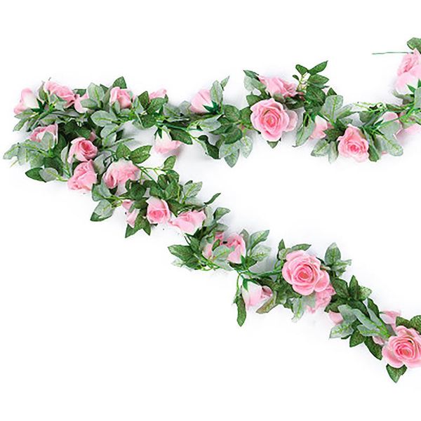 

decorative flowers & wreaths 16pack fake rose vine plants artificial flower hanging ivy home el office wedding party garden craft art dÃ©cor