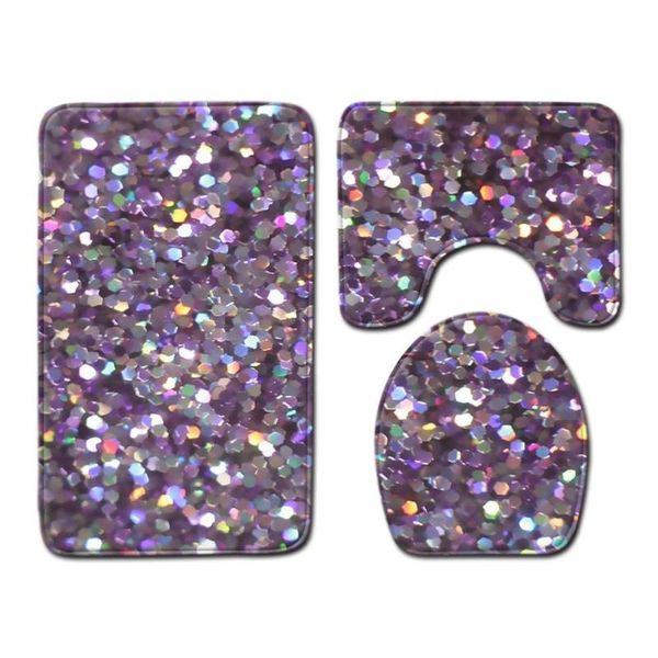 

3pcs/set toilet seat cover nonslip mildew proof mat bathroom set covers
