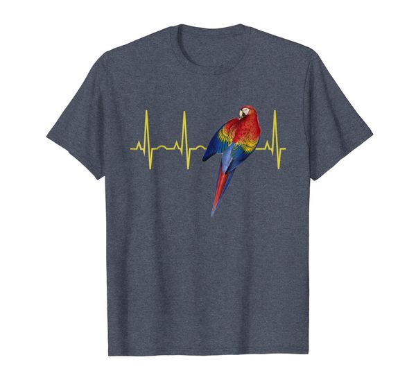 

parrot shirt - scarlet macaw gift t-shirt men women kid, White;black