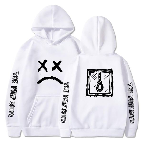

men's hoodies & sweatshirts hip hop lil peep hell boy men women hooded trui male sudanese female cry baby hood hoddie, Black