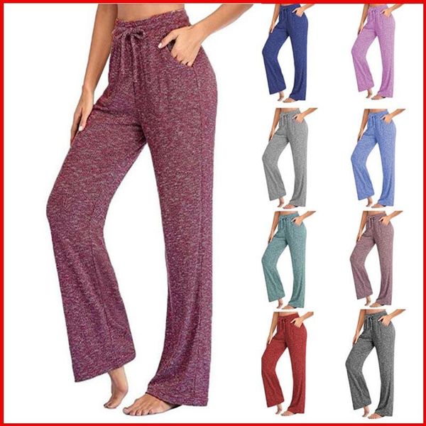 

women's pants & capris women wide leg quick dry sports fitness baggy workout trousers loose sweatpants solid pockets high waist female, Black;white