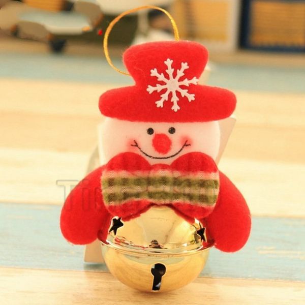 

factory outlet christmas decoration christmas decorations christmas tree pendant santa claus doll holding bell bell pendant ornaments small