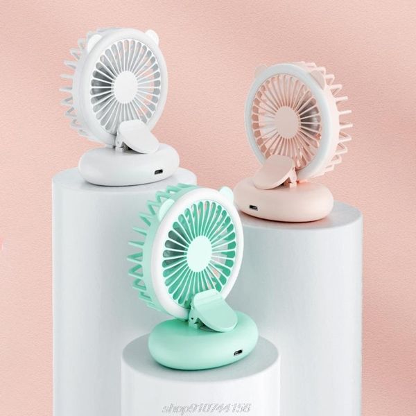 

electric fans portable summer outdoor office usb charge selfie light fan clip mobile phone night fill live lamp a15 21 dropship