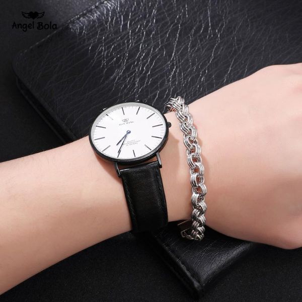 

link, chain ancient silver color for women diy bangles charms bracelets men pulseira jewelry gifts fashion punk buddha wristband, Black