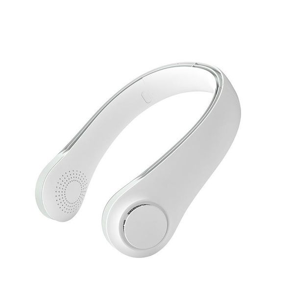 

electric fans mini bladeless fan neck portable air cooler 2400mah usb rechargeable mute sports for home outdoor ventilador