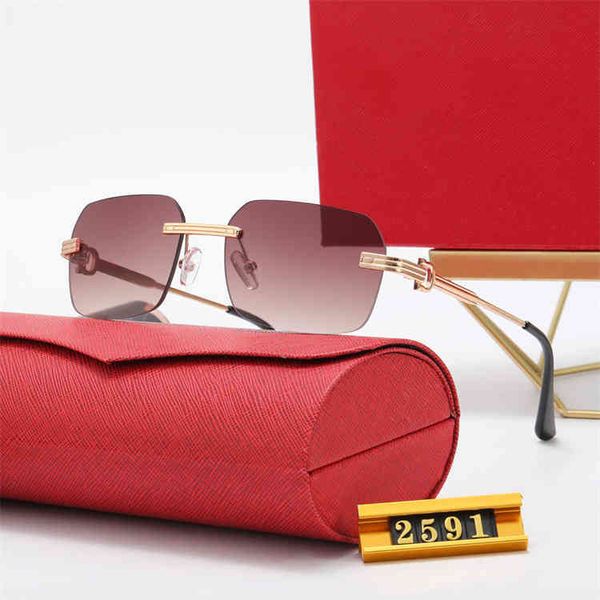 

new women's frameless metal sunglasses factory wholesale 47, White;black