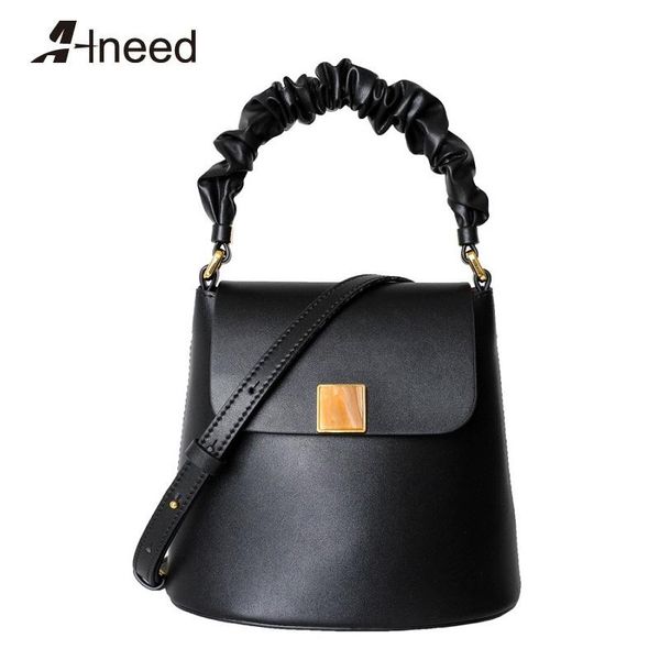 

bucket bag luxury designer handbags fashion purses and handbag cute side genuine leather shoulder for women cross body