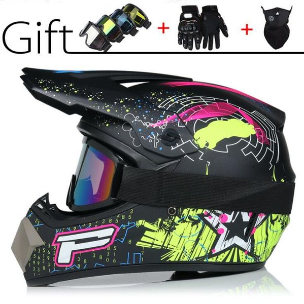 

motorcycle off-road helmet, men and women racing full helmets, the same styles are customized