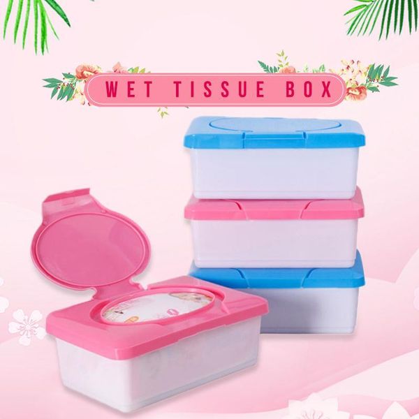 

table napkin wet tissue box wipes travel portable holder plastic storage press accessories -up home baby