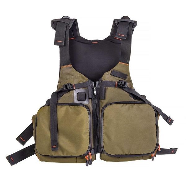 

life vest & buoy adjustable lifesaving jacket portable buoyancy fishing outdoor waterproof mesh breathable swimming