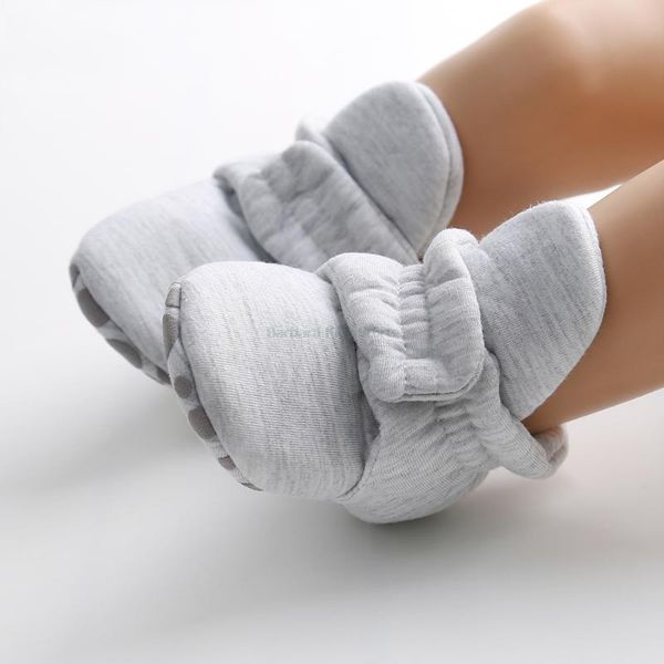 

first walkers cotton booties for baby girl boy socks shoes winter warm cute toddler prewalkers soft anti-slip infant born crib crawl