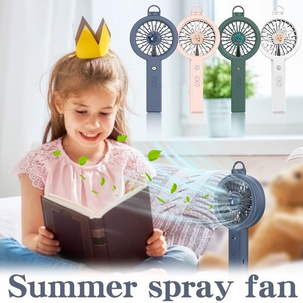 

party favor 1pcs pocket fans usb charge mini- hold hand-held spray fan mini humidification and water replenishment instrument gift