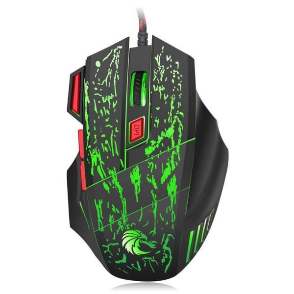 

professional usb wired optical 7 buttons gaming mouse colors of breathing lights for lapdeskpc mice