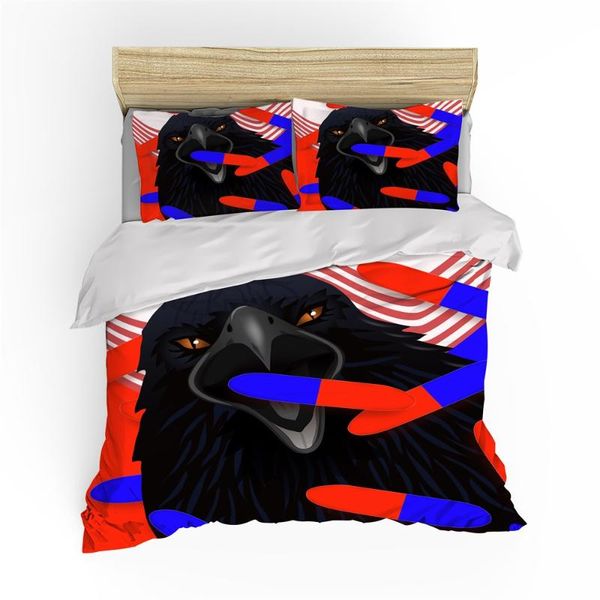 

bedding sets ferocious animal eagle duvet cover set boys gifts bedroom decor bed bedspread comforter with pillow shams