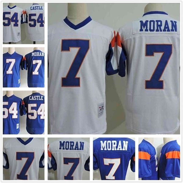 

goodjjob GoodNcaa vintage Football wear stitched Jersey 7 Alex Moran 54 Thad Castle mens Movie jerseys, White