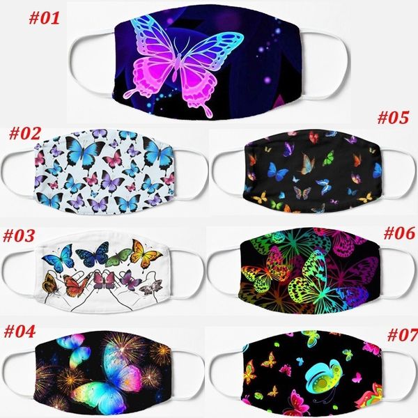 

high-quality masks black personalized butterfly dustproof cotton printed mask