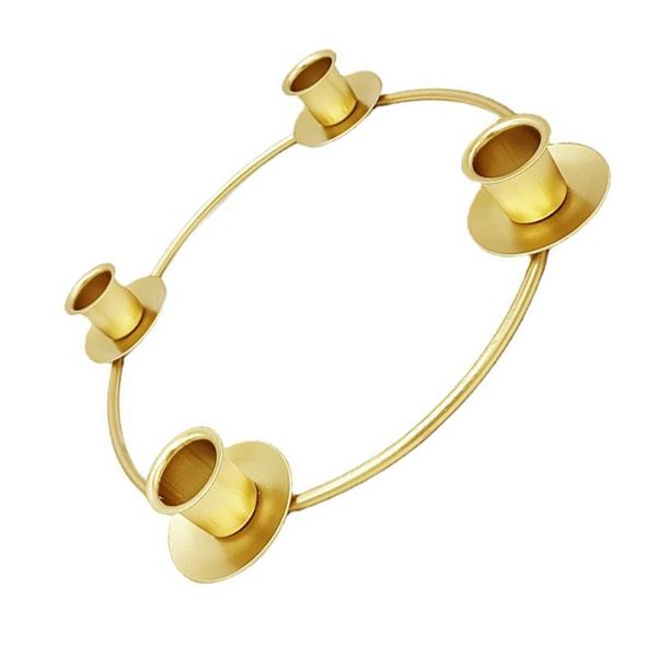 

candle holders iron golden holder home stand christmas deskadornment