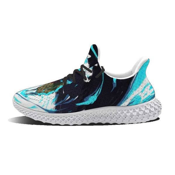 

spring 2021 tomioka giyuu anime pattern lace-up running shoes zz9q