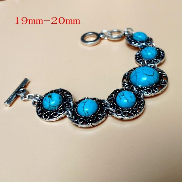 

link, chain fashion ethnic bohemian bracelets & bangles for womenblue stone vintage beach boho adjustable jewelry, Black