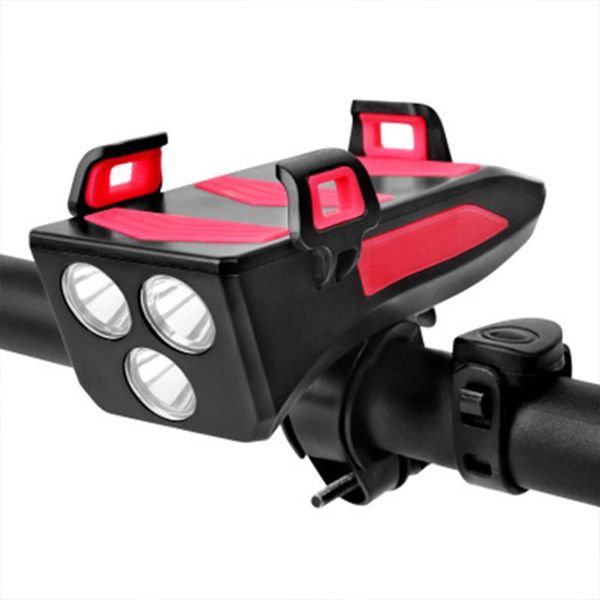 

bike light front bicycle horn set, 2000/4000 mah led light, usb rechargeable headlights, waterproof flashlights torches