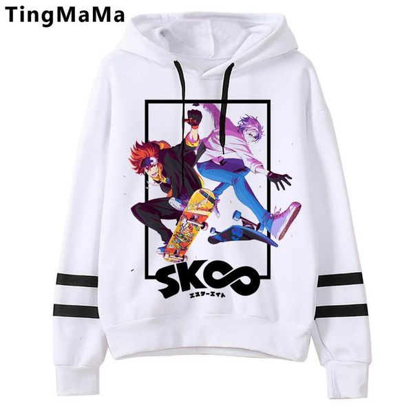 

men's hoodies & sweatshirts sk8 the infinity skateboard boys skate male grunge 2021 printed men hoddies pullover, Black