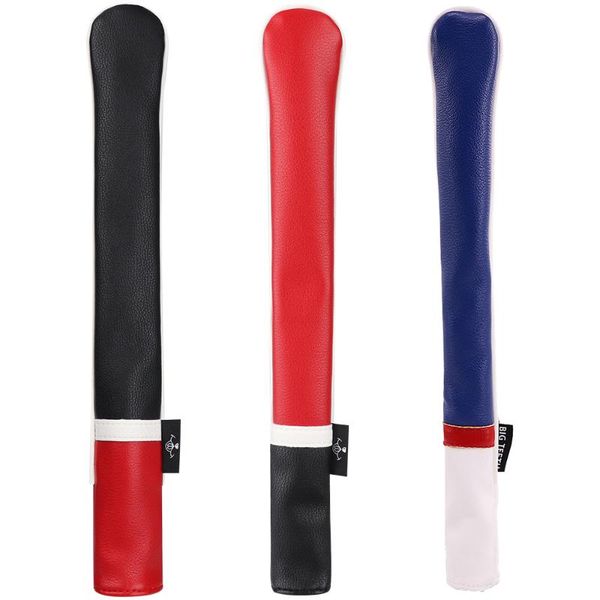 

golf alignment stick cover leather design multi colors club protector complete set of clubs